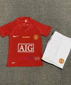 Manchester United Home Kit Kids 2007/08