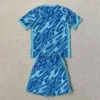 Portugal Goalkeeper Kit Kids 2024 Blue 2