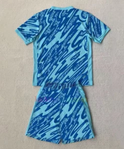 Portugal Goalkeeper Kit Kids 2024 Blue