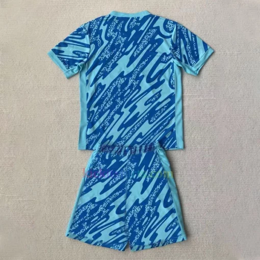 Portugal Goalkeeper Kit Kids 2024 Blue 2