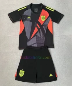 Spain Goalkeeper Kit Kids 2024 Black