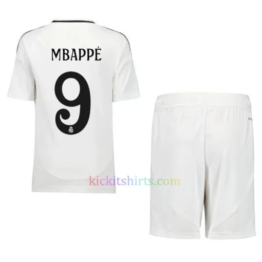 #9 Mbappe Real Madrid Home Kit Kids 2024/25 1