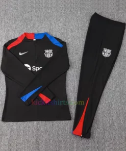 Barcelona Black Training Kit 2024/25 Full Sleeves