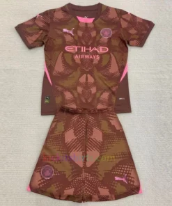 Manchester City Goalkeeper Kit Kids 2024/25 Brown