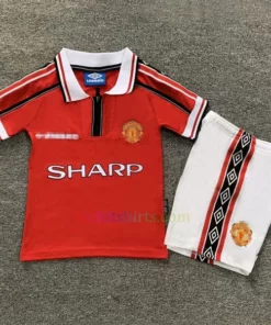 Manchester United Home Kit Kids 1999-2000