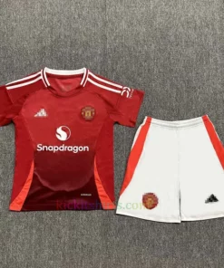 Manchester United Home Kit Kids 2024/25