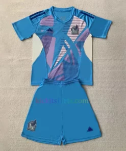 Mexico Goalkeeper Kit Kids 2024 Blue