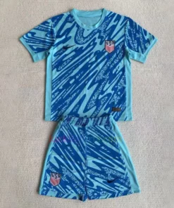 United States Goalkeeper Kit Kids 2024 Blue