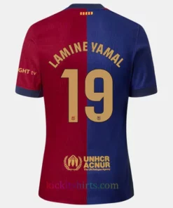 #19 Lamine Yamal Barcelona Home Shirt 2024/25 Stadium Edition La Liga