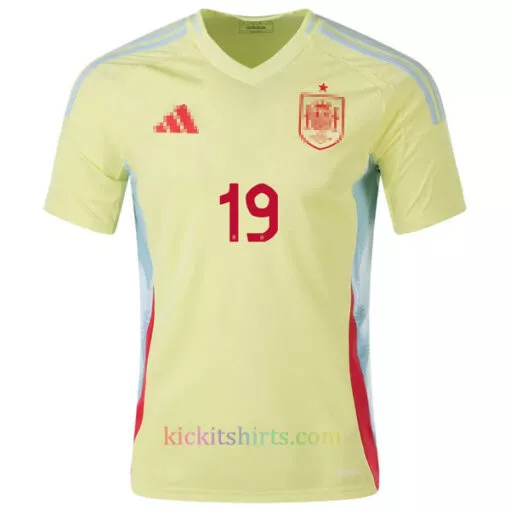 #19 Lamine Yamal Spain Away Shirt 2024 2