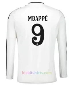 #9 Mbappe Real Madrid Home Shirt 2024/25 Full Sleeves