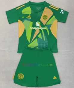 Manchester United Goalkeeper Kit Kids 2024/25 Green