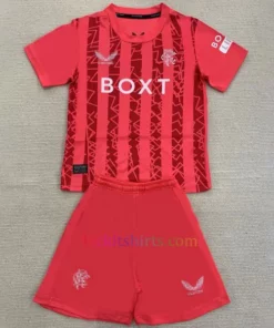 Rangers Goalkeeper Kit Kids 2024/25 Red
