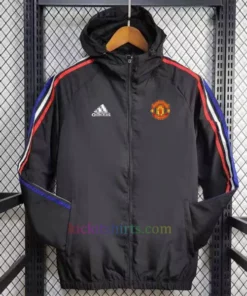 Manchester United Color Stripes Windrunner 2024/25 Black