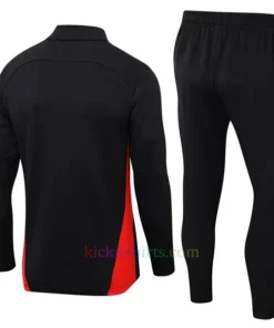 AC Milan Black Tracksuit 2024/25 Full Sleeves