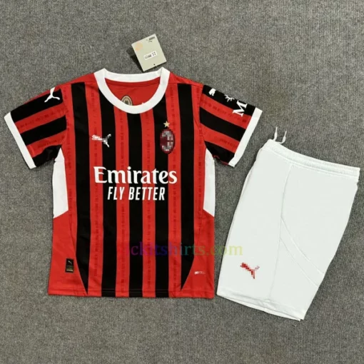 AC Milan Home Kit Kids 2024-25 2