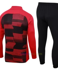 AC Milan Red Black Tracksuit 2024/25 Full Sleeves