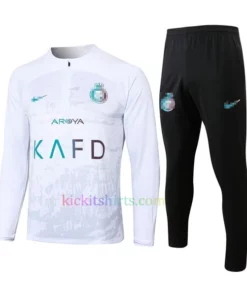 Al-Nassr White Ink Printed Tracksuit 2024/25 Full Sleeves