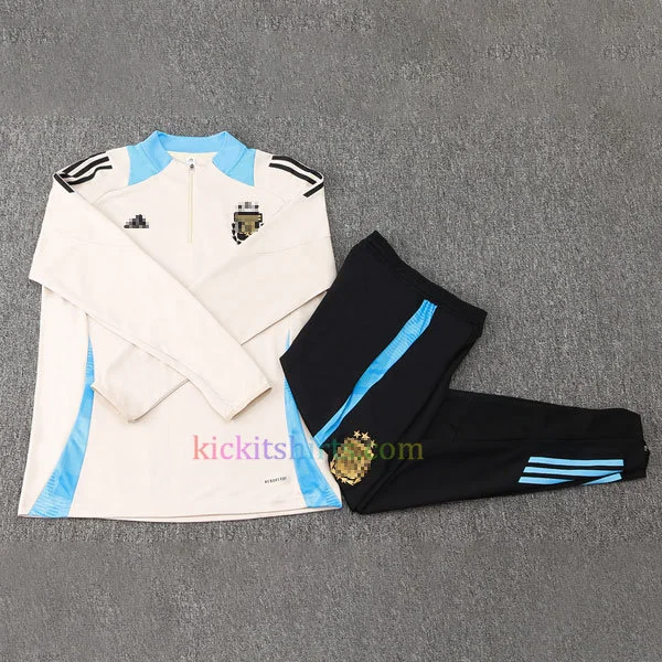 Buy Argentina Beige Training Kit 2024 Full Sleeves Cheap Football Shirts