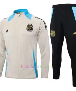 Argentina Beige Training Kit 2024 Full Sleeves Full Zip