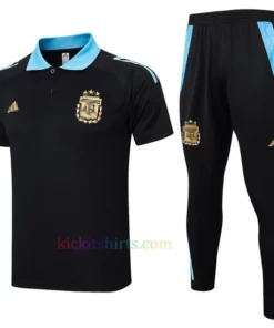 Argentina Black Polo Kit 2024