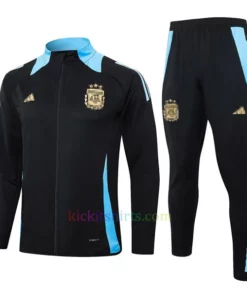 Argentina Black Training Kit 2024 Full Sleeves Full Zip
