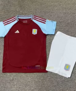 Aston Villa Home Kit Kids 2024-25