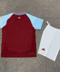 Aston Villa Home Kit Kids 2024-25
