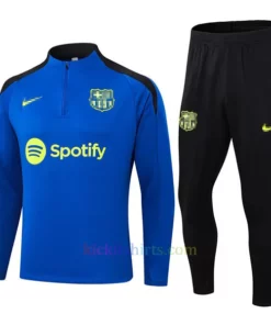 Barcelona Bright Blue Tracksuit 2024/25 Full Sleeves