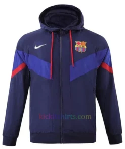 Barcelona Dark Blue Red Windrunner 2024/25