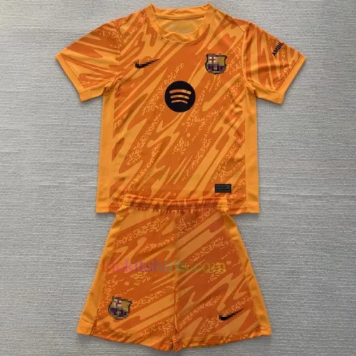 Barcelona Goalkeeper Kit Kids 2024/25 Orange