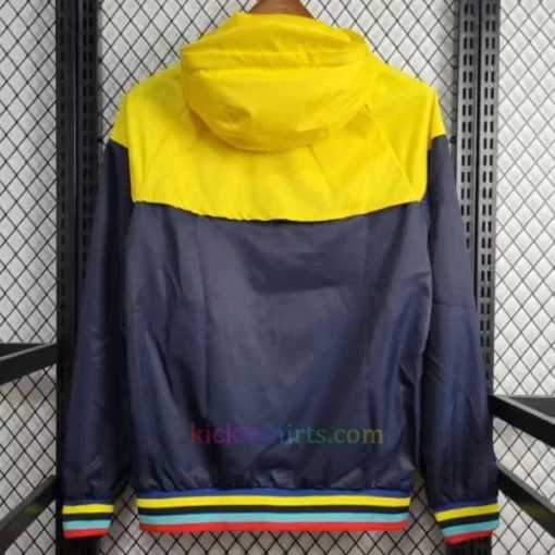 Barcelona Navy Blue Yellow Windrunner 202425 2