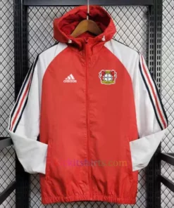 Bayer 04 Leverkusen Red Windrunner 2024/25 Color Stripes