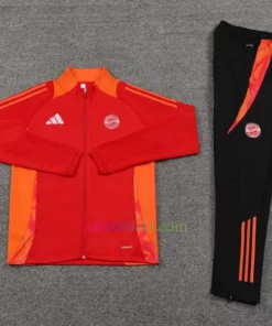 Bayern Munich Red Tracksuit 2024/25 Full Sleeves Full Zip