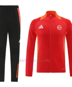 Bayern Munich Red Tracksuit 2024/25 Full Sleeves Full Zip