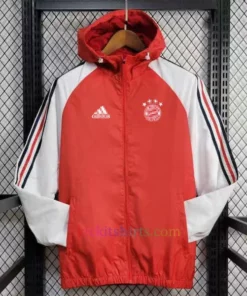 Bayern Munich Red Windrunner 2024/25 Color Stripes