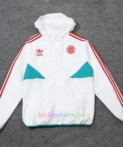 Bayern Munich Trefoil White Windrunner 2024/25