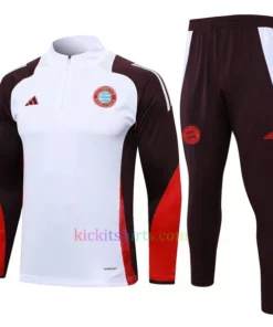 Bayern Munich White Tracksuit 2024/25 Full Sleeves