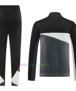 Borussia Dortmund Black Gray Tracksuit 2024/25 Full Sleeves Full Zip