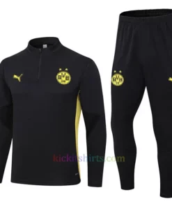 Borussia Dortmund Black Tracksuit 2024/25 Full Sleeves