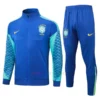 Brazil White Tracksuit 2024 Full Sleeves Full Zip
