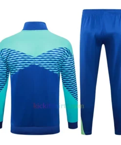 Brazil Bright Blue Tracksuit 2024 Full Sleeves Full Zip