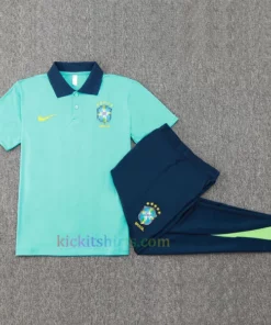 Brazil Light Green Polo Kit 2024