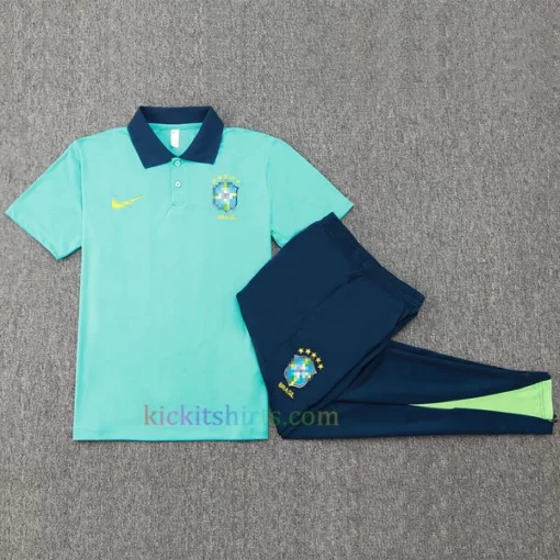 Brazil Light Green Polo Kit 2024
