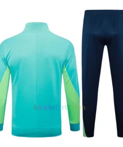 Brazil Light Green Tracksuit 2024 Full Sleeves Full Zip
