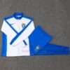 Brazil White Tracksuit 2024 Full Sleeves Full Zip 3