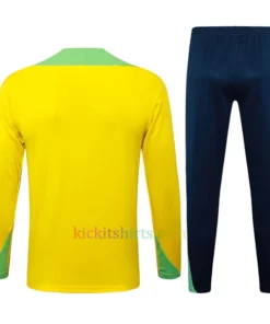 Brazil Yellow Tracksuit 2024 Full Sleeves