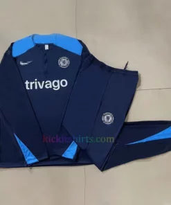 Chelsea Navy Blue Tracksuit 2024/25 Full Sleeves