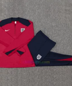 England Maroon Red Tracksuit 2024 Full Sleeves