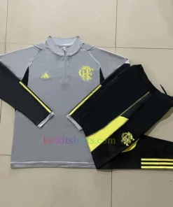 Flamengo Light Gray Tracksuit 2024/25 Full Sleeves
